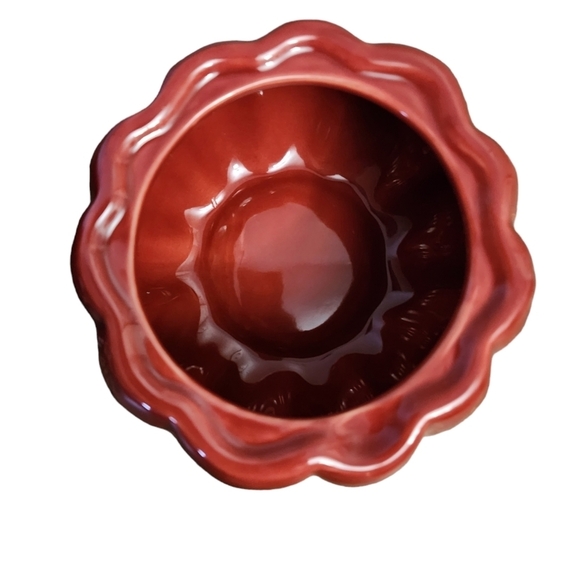 COPY - Chris Madden Red Pumpkin Gourd Dish with Lid - Picture 6 of 11